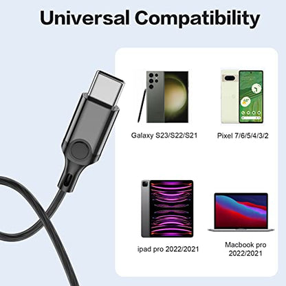 USB C Headphones for Samsung Galaxy S26 S25 S24 Ultra iPhone 17 16 Pro Max | Wired Earbuds Magnetic in-Ear Type C Earphone with Microphone Stereo for S23 S22 A56 A55 A26 A17A16 Pixel 10a Redmi note 15