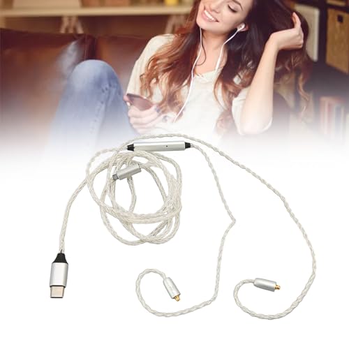 MMCX Cable for SE215 SE315 Sound Quality Earphone Upgrade Cable with Inline Volume Control Flexible Audio Cable for Musicians