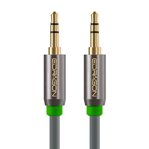 3.5mm Aux Cable 25 Feet (7.6 Meters) 3.5mm Male to Male Stereo Audio Cable 25ft (7.6M) for Car, Stereo, iPhone, Smartphone or any Audio Device ED84118 (2 Pack) - size: 25 Feet, style: Male to Male