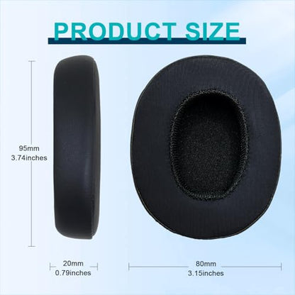 Replacement Ear Pads for Skullcandy Crusher Wireless/Evo/Hesh ANC/EVO/Crusher ANC, Headphones Ear Cushions Covers for Skullcandy Venue Wireless ANC Headset Accessories Ear Cups Repair Parts (Black CG) - color: Black CG