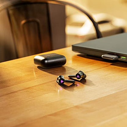 NEW Razer Hammerhead Pro HyperSpeed Wireless Gaming Earbuds for PC, PlayStation, Switch, Mobile: Adjustable ANC - Fast Wireless Charging Case - 30 Hr Battery - Bluetooth 5.3 - Chroma RGB - Black