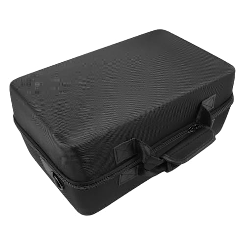 Dpofirs Protective Travel Bag for SLIM Console | Hard Shell Shockproof Storage Case, Controller Holder, WaterResistant, Large Capacity, Gray (Black) - color: Black