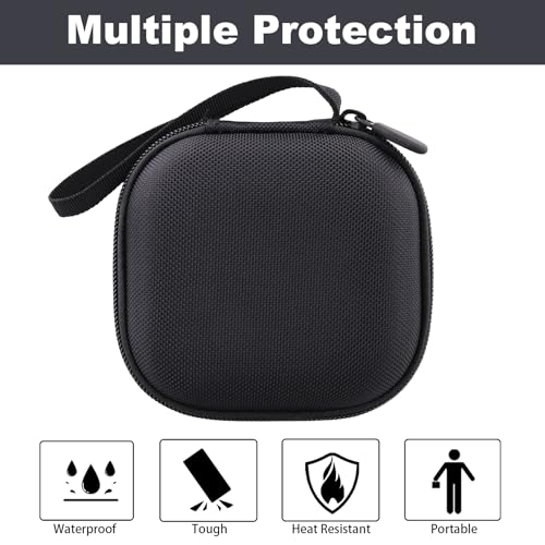 Aenllosi Case for Bose SoundLink Micro 2nd Gen Speaker, Black | EVA case construction, Water-resistant design, Dust-resistant design, Protective case only - color: Black-, style: Hard Case for Bose SoundLink Micro 2nd Gen