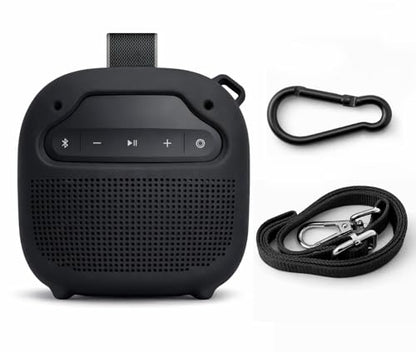 Silicone Cover for Bose New SoundLink Micro Portable Bluetooth Speaker (2nd Gen) (Black) - color: Black