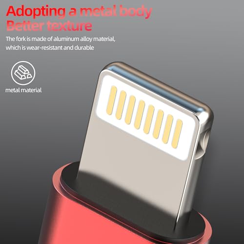 Aux to USB C Adapter for Iphone 17 16 15 14 13 Pro Max Lightning Headphone Jack 3.5mm Audio Cable(2in1)Car Earphone Accessory Female Music for Ipad Compatible with SamsungS24 Adaptor Plug Dual Headset