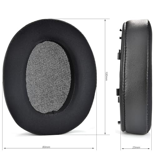 Defean Cooling Ge Earpads for Sony WH-XB910 XB910N(NO fit WH-H910N) | Replacement Ear Cushions for Sony WH-XB910 XB910N Headphones,High-Density Noise Cancelling Foam - color: Black Cooling Ge