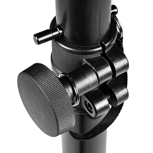 Gator Frameworks Rok-It Series Lightweight Aluminum Tripod Speaker Stand with Dual-Diameter 35mm to 38mm Pole, Supports up to 120 lbs (RI-SPKRSTD-100-AL) - style: Deluxe Set of (2) Stands
