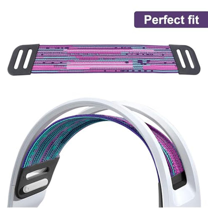 G733 Headband Headset Strap Replacement G733 Strap Top Band Parts Pads Accessories Compatible with Logitech G733 Wireless G335 Wired Gaming Headset - color: Pink-BLue