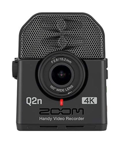 Zoom Q2n-4K Video Recorder for Musicians, Streamers & Filmmakers | Stereo Microphones, Webcam Mode