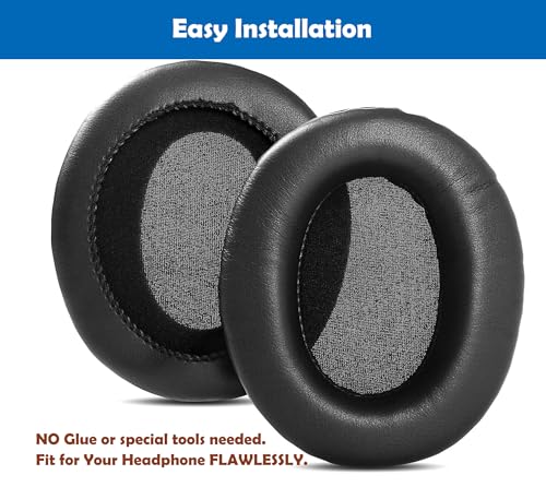 HA-D990 Headphone Premium Protein Leather Replacement Earpads Compatible with JVC HA-D990 Headphone Earpads Cushion