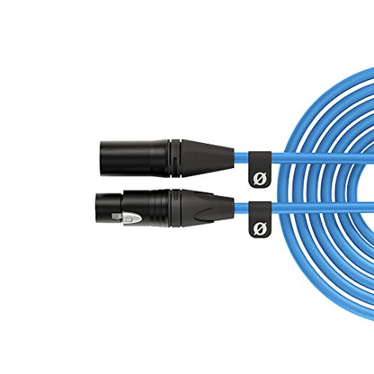 RØDE XLR-3 Premium XLR Cable (3m, Blue) - color: Blue
