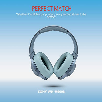 Krone Kalpasmos Replacement Earpads for Sony WH-H900N h.Ear on 2 & Sony MDR-100ABN Headphones, Sony Headphone Cushions Compatible with Sony 900N, Sony WH H900N earpads with Soft Foam Leather(Green) - color: Horizon Green