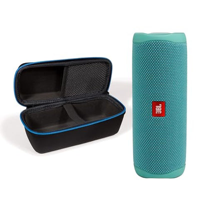 JBL Flip 5 (Teal) + Bundle with divvi! Protective Hardshell Case - color: Teal