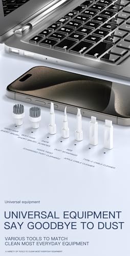 Charging Port Cleaner & Electronics Cleaning Kit for Phone & Earbuds | For iPhone, AirPods & Android Devices, For Laptop, Monitor,Charging Port Cleaner, All in One Electronics Cleaning Kit