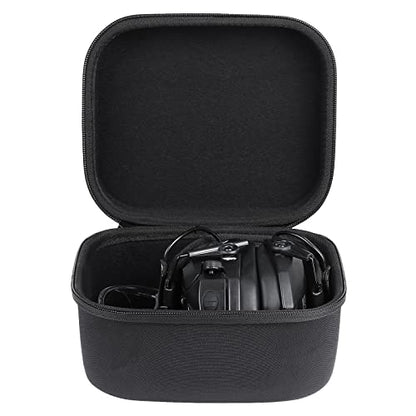 co2CREA Hard Case For Walkers Razor Slim Earmuffs And Walkie Talkie - style: Black Case for Razor Earmuff & Walkie Talkie