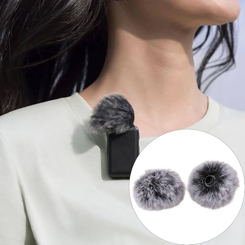 Professional Windproof Microphones Cover with Double Layer Filter Water Resistant Fiber Upgrades for Outdoor