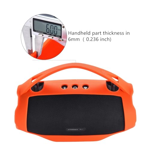 Silicone Cover for JBL Xtreme 4, Protective Case, Shockproof (Orange)