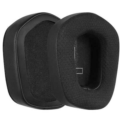 Geekria Sport Cooling-Gel Replacement Ear Pads for Logitech G733, G535, G335 Headphones Ear Cushions, Repair Parts (Black)