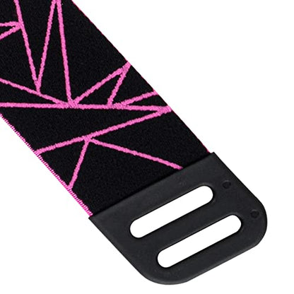 Geekria Mesh Fabric Headband Pad Compatible with Logitech G733, G335, G535 Headphones, Replacement Band Repair Part (Black/Pink) - color: Black Pink