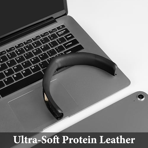 Geekria Protein Leather Headband Pad Compatible with Bose QuietComfort Ultra Headphones, Replacement Band Repair Part (Black) - color: Black