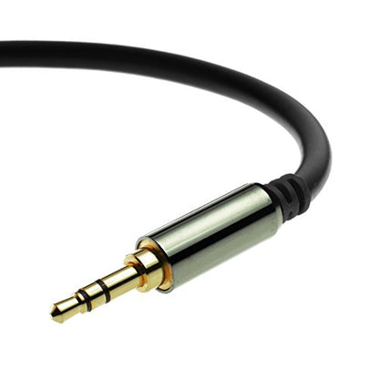 Mediabridge 3.5mm Male Aux Cable (4 Feet) for Headphones, Speakers, Car Stereos and More - size: 4 Feet