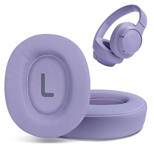 Replacement Ear Pads for JBL Tune 700(700BT)/710(710BT)/720(720BT)/750(750BT,750BTNC)/760(760NC)/770(770NC) Headphones, Headset Ear Cushions, Headset Earpads, Ear Cups Cover (Purple) - color: Purple