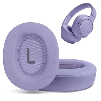Replacement Ear Pads for JBL Tune 700(700BT)/710(710BT)/720(720BT)/750(750BT,750BTNC)/760(760NC)/770(770NC) Headphones, Headset Ear Cushions, Headset Earpads, Ear Cups Cover (Purple) - color: Purple