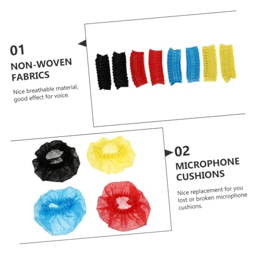 Disposable Non Woven Microphone Covers 120 Pack for Handheld Mics