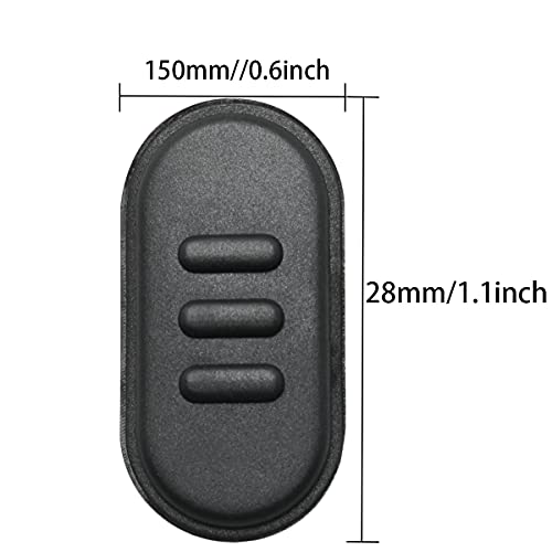 PTT Button 2PCS Black Talk PTT Launch Key Switch Button Walkie-Talkie Accessories for Motorola A10 A12 A10D CP110 Two-Way Radio
