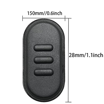 PTT Button 2PCS Black Talk PTT Launch Key Switch Button Walkie-Talkie Accessories for Motorola A10 A12 A10D CP110 Two-Way Radio