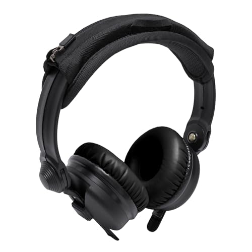 Headband Cushion Cover Compatible with Sennheiser HD25, HD 25 Light DJ Headphone, HD 250BT Wireless Headphone, Thick Cushion for Pressure Relief, No Wobble Zipper Slider, with Hanging Loop