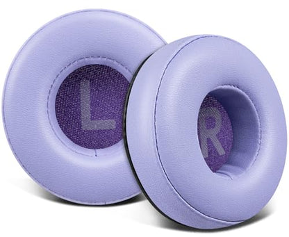 SOULWIT Earpads Replacement for JBL Tune 450BT/Tune 460BT/Tune 500BT/Tune 510BT/Tune 520BT/Tune 530BT/JR 300BT/JR 310BT/E40BT/Junior 320BT, Ear Pads Cushions with Soft Protein Leather - Mauve - color: Mauve