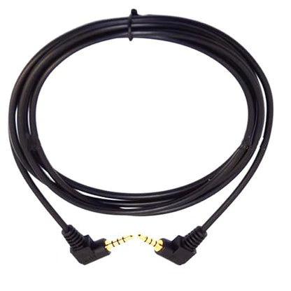 3.5mm 90Degree Angle 4Pole Stereo Audio Cable Male toMale3.28Ft | Headphone Cable 4 Pole TRRS Aux Cord 1m for Laptop Phone Microphone Tablet MP3