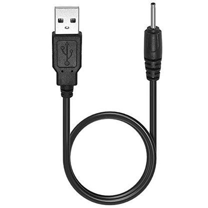 PChero USB to DC 2.0mm Charger Charging Cable for Mini S530 Smallest Invisible Wireless Bluetooth Earbuds Earphones Headphones Headset and Bluetooth Shower Speaker | for Mini S530 Smallest Invisible Wireless Bluetooth Earbuds Earphones Headphones Headset