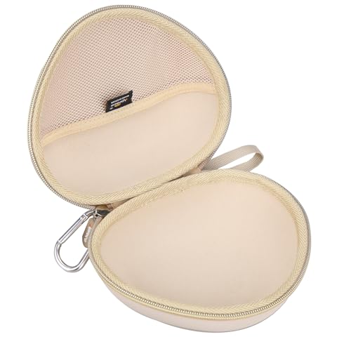 Aproca Kids Headphones Case Compatible with iClever BTH12 / HS19 / BTH26 Kids Bluetooth Headphones, Storage Hard Bag -Gold (Case Only) - color: Gold
