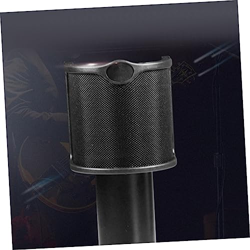 Metal Microphone Pop Filter for Speaking Gaming Black