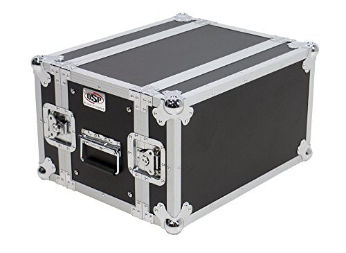 OSP Cases | ATA Road Case | 6-Space Effects Rack | 10" Deep | RC6U-10 - size: 6 Space, 10"