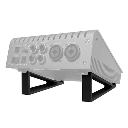 Musiin Audio Interface Stand compatible with SSL2+ MK2,ID14 MK2,Apollo X4 - color: Black