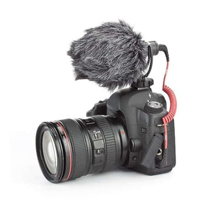 UPKOCH Mic Furry Windscreen for Camera Microphone Protective Cover Accessory Premium Quality Windproof Design for Enhanced Outdoor Shooting