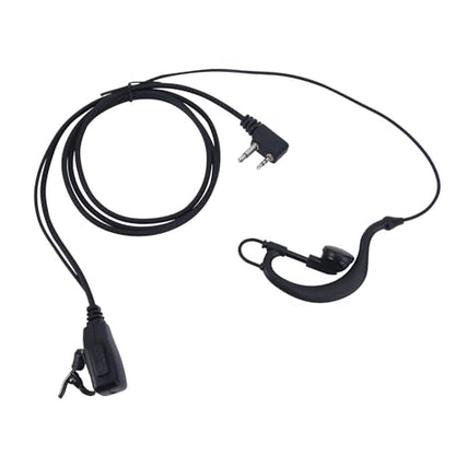 Walkie Talkie Earpiece with Mic Secure Fit Headset Crystal Clear Communication with Built-in PTT Button for Midland GXT1000VP4, LXT600VP3, GXT1050VP4, GXT1000XB