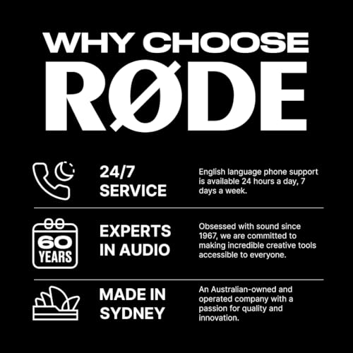 RØDE Wireless Micro - Compact Wireless Microphone, Two Mics with Charge Case for Smartphone Content Creation - USB-C, Black | Two Mics with Charge Case for Smartphone Content Creation, USB-C, Black - color: Black