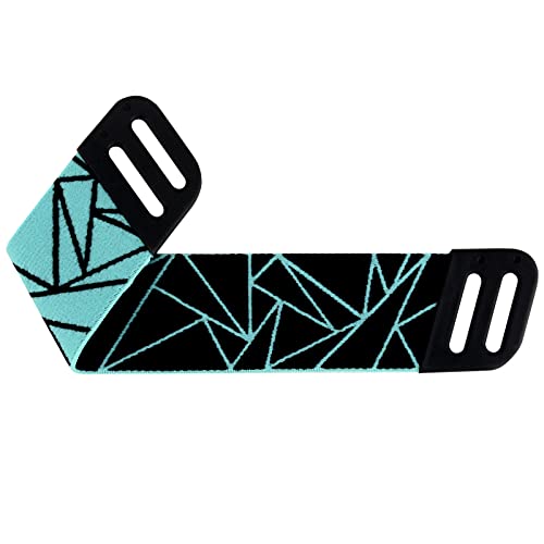 Geekria Mesh Fabric Headband Pad Compatible with Logitech G733, G335, G535 Headphones, Replacement Band Repair Part (Black/Mint Green) - color: Black / Mint Green