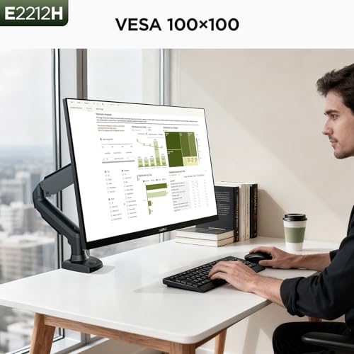 KOORUI 22 Inch Computer Monitor FHD 120Hz VA VESA Low Blue Light, E2212H | Adaptive Sync, 4000:1 Contrast Ratio, Ultra-Slim Display, HDMI 1.4/VGA, Tilt Adjust, Compact for Dorms, Study and Office - size: 22