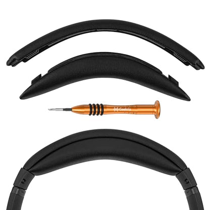 Geekria Protein Leather Headband Pad Compatible with Bose SoundLink AE2, QC25 (Do Not Fit Bose AE2) Headphones, Replacement Band Repair Part (Black) - color: Black