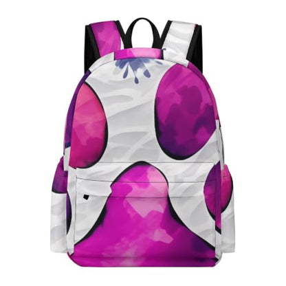 Travel Backpack for Women Men Carry On Backpack Coffee Collection Laptop Bag Lightweight Casual Daypack - color: Colorful Paw