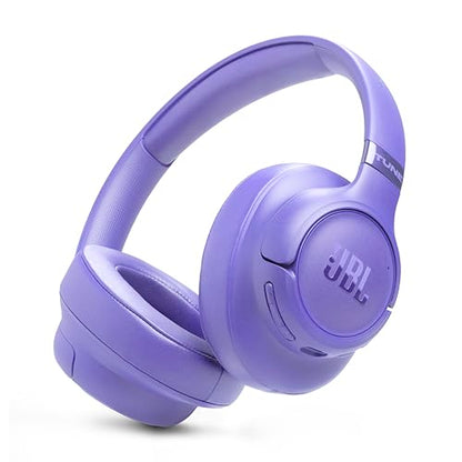 JBL Tune 780NC - Wireless Over-Ear Adaptive Noise Cancelling Headphones with Powerful Hi-Res JBL Pure Bass Sound and Spatial Sound, with Up to 76 Hours of Battery Life, Plus Speed Charge (Lavender) - color: Purple