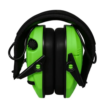 Walker's Razor Slim Electronic Muff - color: Hi Viz Green, size: One Size