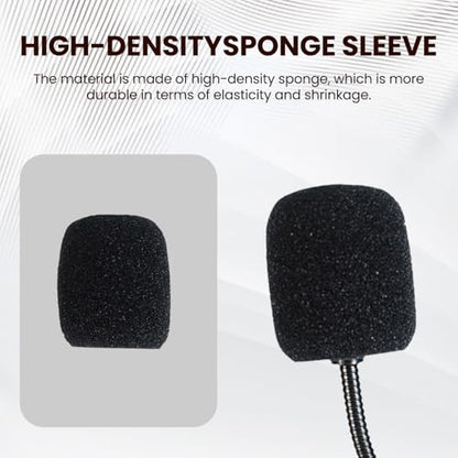 Replacement Microphone Compatible with Logitech G735 Gaming Headset-Flexible Boom Mic with Noise-Canceling Foam
