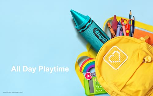 Crayola Kids Crayon Speakers Bluetooth, Portable Bluetooth Speakers | 20W Peak Power HD Sound, Mini Bluetooth Speaker Wireless with TWS Pairing BT 5.3, FM Radio Home/Party/Outdoor/Travel - color: Teal