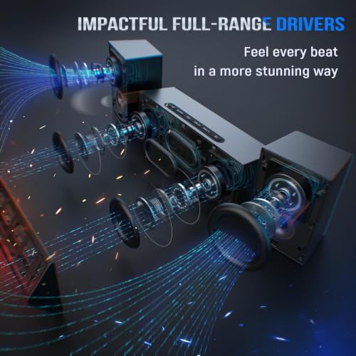FIFINE AmpliGame A22 2.1 Gaming Computer Speakers with Subwoofer Bluetooth